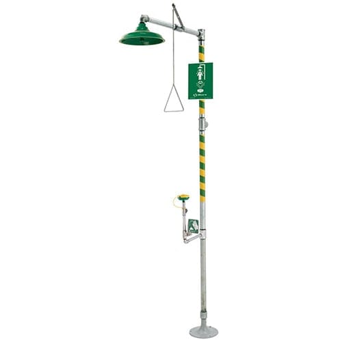 CAD Drawings BIM Models Haws Corporation Model 8317: AXION® MSR Emergency Shower and Eye/Face Wash